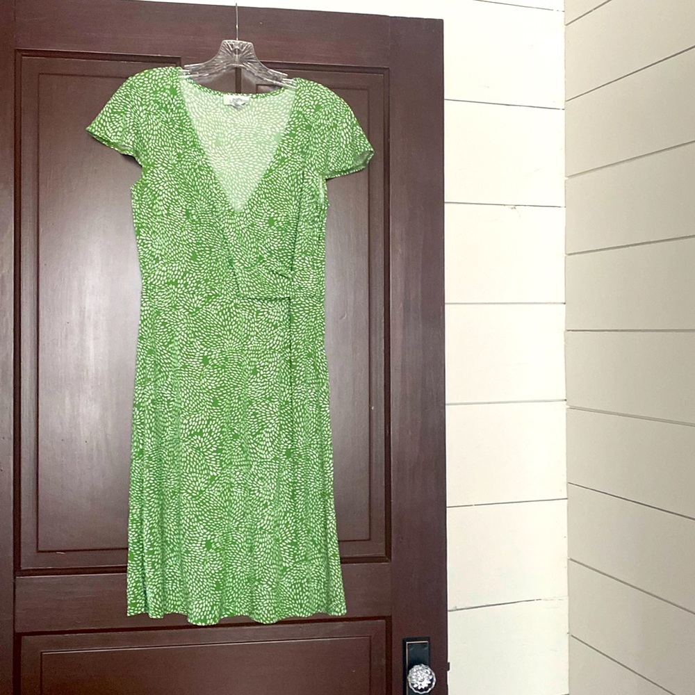 Ann Taylor Loft green dress from 2000’s good condition